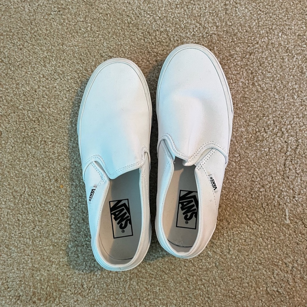 Vans Classic White Slip-On Shoes